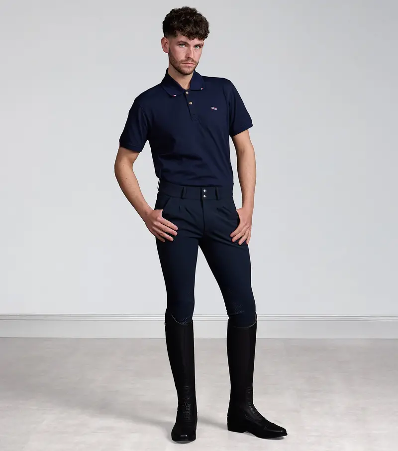 Verismo Men's Gel Knee Riding Breeches Navy 1