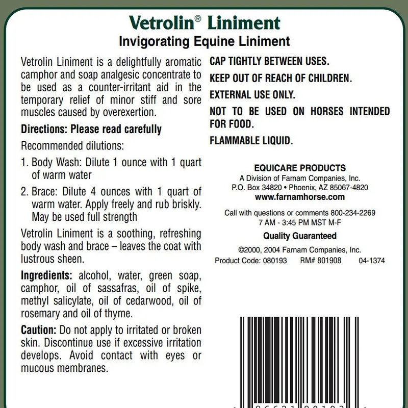 Vetrolin Liniment 2