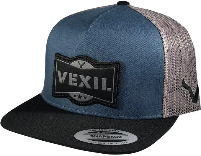 Vexil Black And Pale Indigo Iron Cowboy Hat 1
