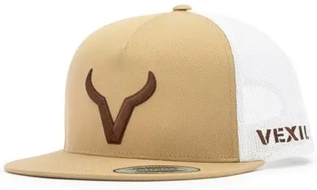 Vexil Brown Icon Khaki And White Ball Cap 1