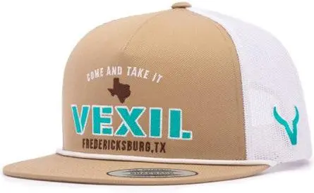 Vexil Come & Take It Khaki And White Ball Cap 1