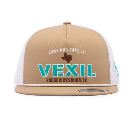 Vexil Come & Take It Khaki And White Ball Cap 2