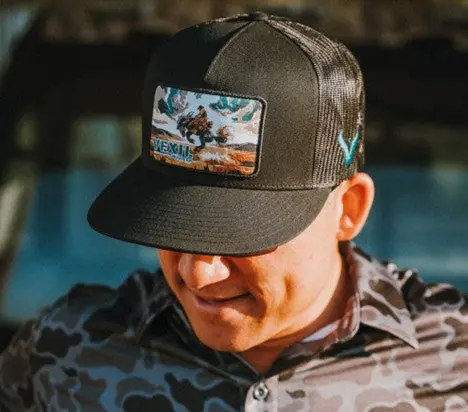 Vexil Get Western Black Ball Cap 1