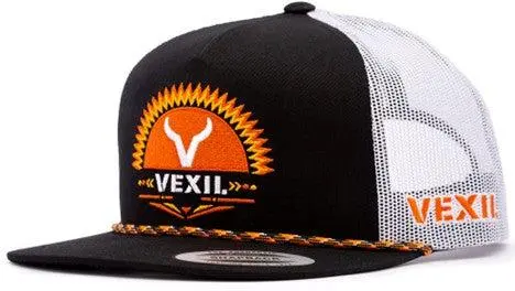Vexil Sunrise Black And White Ball Cap 1