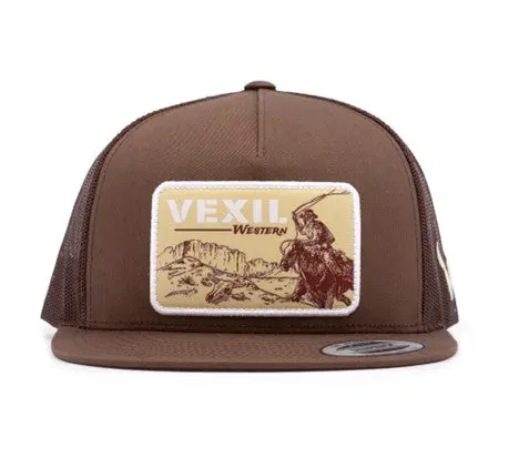 Vexil Western Cowboy Brown Ball Cap 2