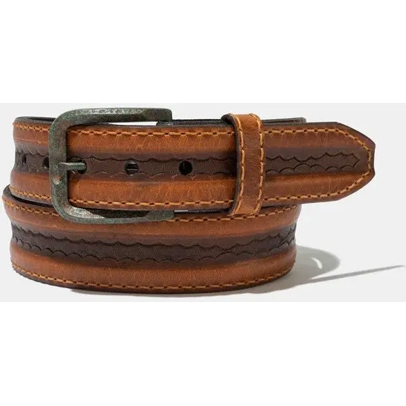 Vintage Bison Big Timber Belt-Honey 1