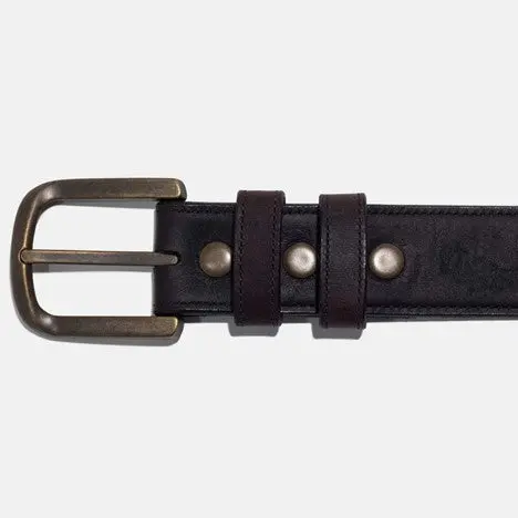 Vintage Bison Calhoun Belt-Dark Chocolate 2
