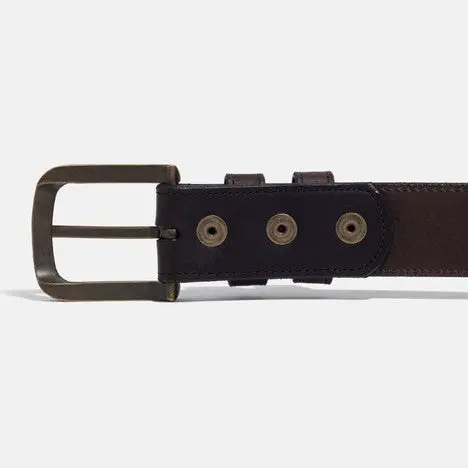 Vintage Bison Calhoun Belt-Dark Chocolate 4