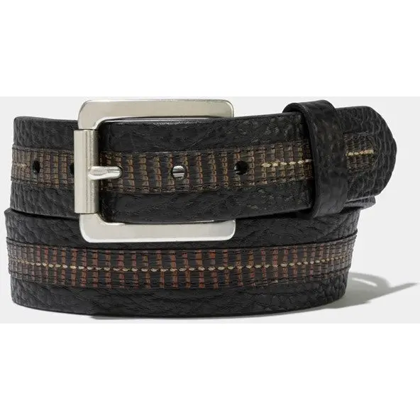 Vintage Bison Loretto Belt-Black 1