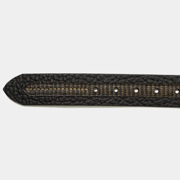 Vintage Bison Loretto Belt-Black 4