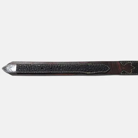 Vintage Bison Ranger Belt-Black 3