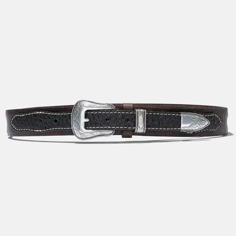 Vintage Bison Ranger Belt-Black 5