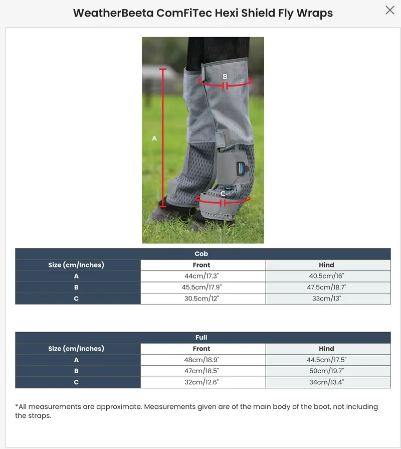 Weatherbeeta Comfitec Hexi Shield Fly Boots 2
