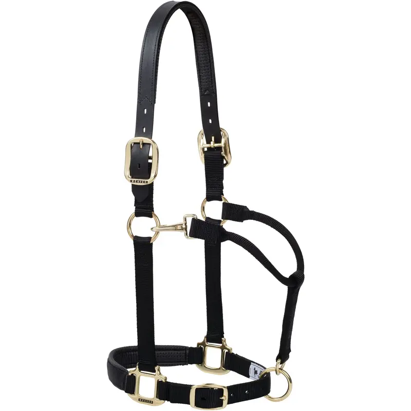 Weaver Breakaway Original Adjustable Chin And Throat Snap Halter, Average Horse (Multiple Color Options) 1