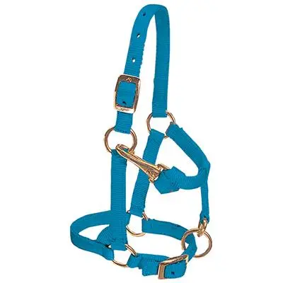 Weaver Leather Miniature Horse Adjustable Chin And Throat Snap Halter, 5/8" Average 2