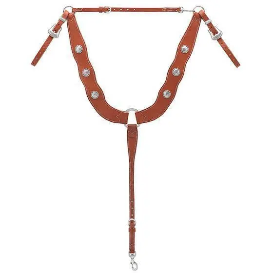 Weaver Leather Old West Pulling Breast Collar, Canyon Rose 1