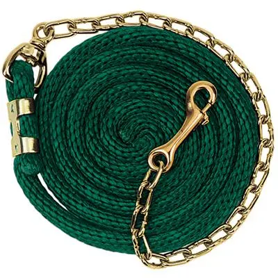 Weaver Leather Poly Lead Rope With Brass Plated Swivel Chain 6