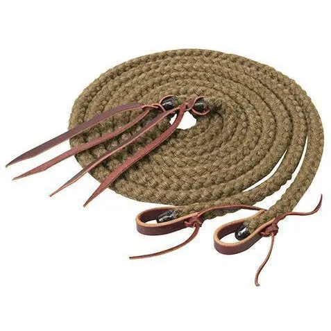Weaver Leather Silvertip Hollow Braid Split Reins, 5/8" X 8' 1
