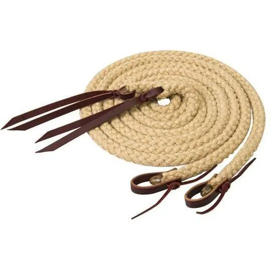Weaver Leather Silvertip Hollow Braid Split Reins, 5/8" X 8' 1