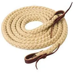 Weaver Leather Silvertip Hollow Braid Trail Reins, 5/8" X 10' 1