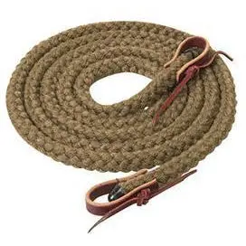 Weaver Leather Silvertip Hollow Braid Trail Reins, 5/8" X 10' 1