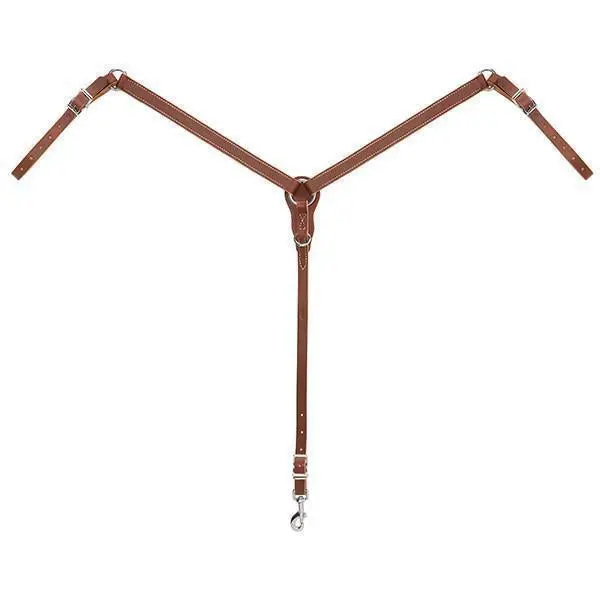 Weaver Leather Slim Ring-In-Center Breast Collar, Pony 1