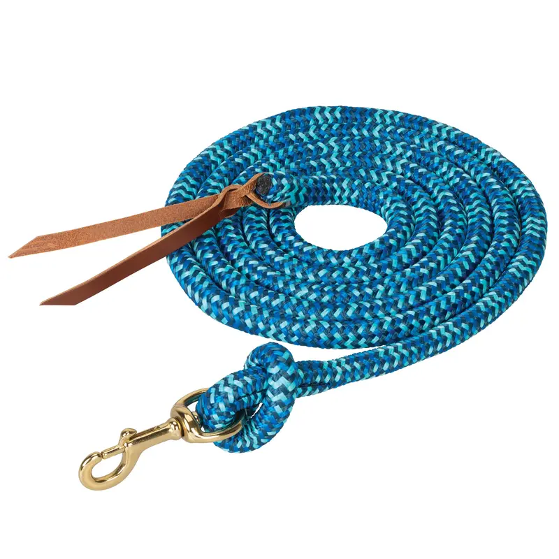 Weaver Poly Cowboy Lead With Snap, 5/8" X 10' (Multiple Color Options) 10