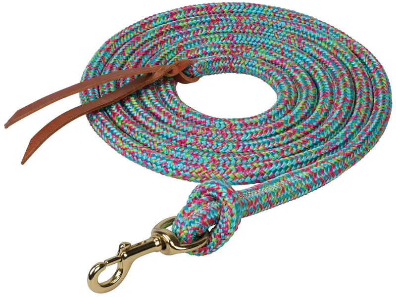 Weaver Poly Cowboy Lead With Snap, 5/8" X 10' (Multiple Color Options) 12