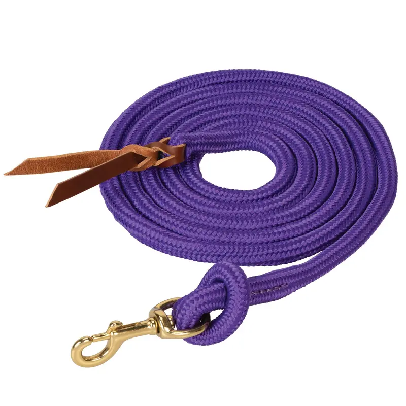 Weaver Poly Cowboy Lead With Snap, 5/8" X 10' (Multiple Color Options) 12