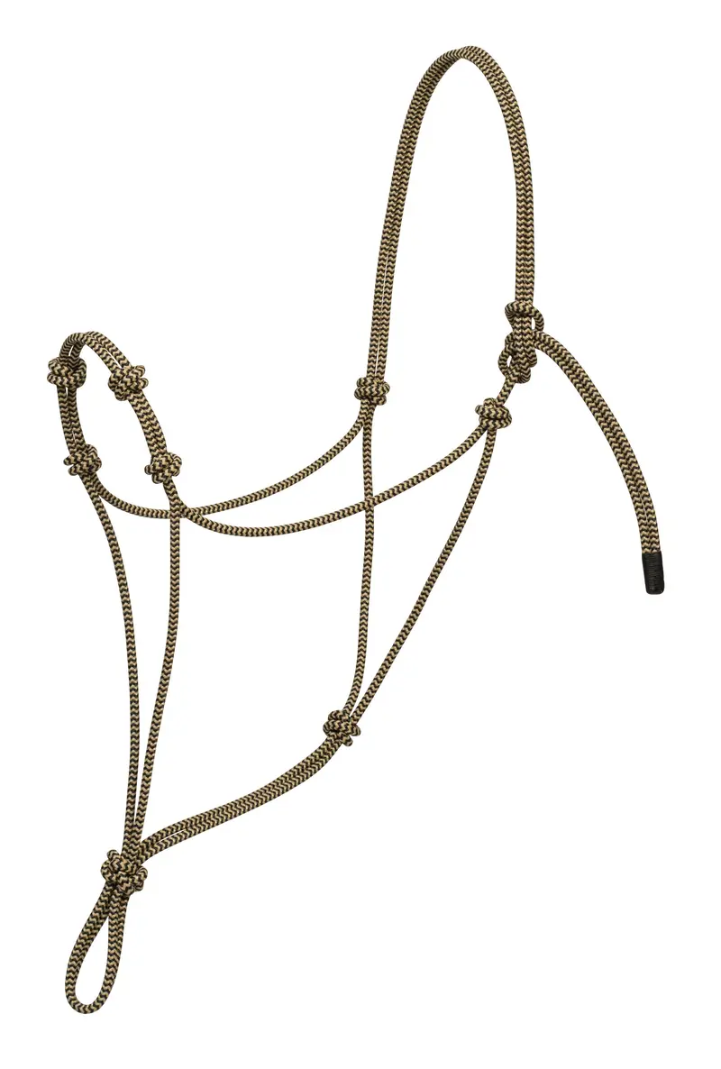 Weaver Silvertip Four Knot Rope Halter, Large Horse (Multiple Color Options) 3