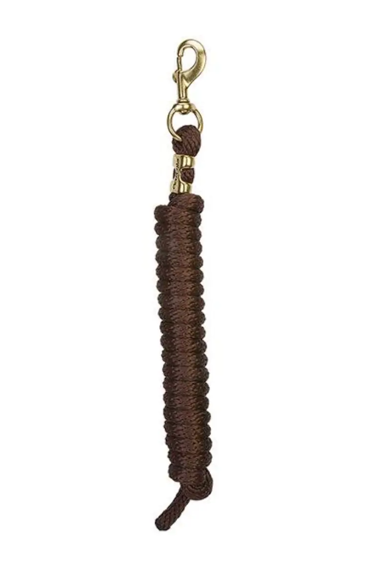 Weaver Solid Poly 10' Lead Rope With A Solid Brass 225 Snap 5