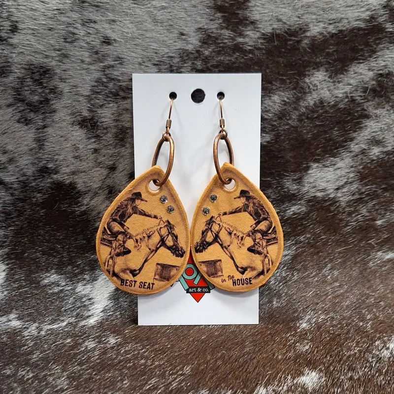 West 20 Best Seat In The House Teardrop Earrings 1