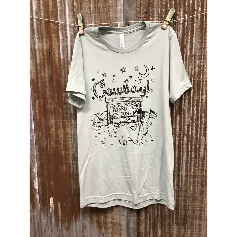 West 20 Cowboy! You're My Brand Of Fun Tee 1