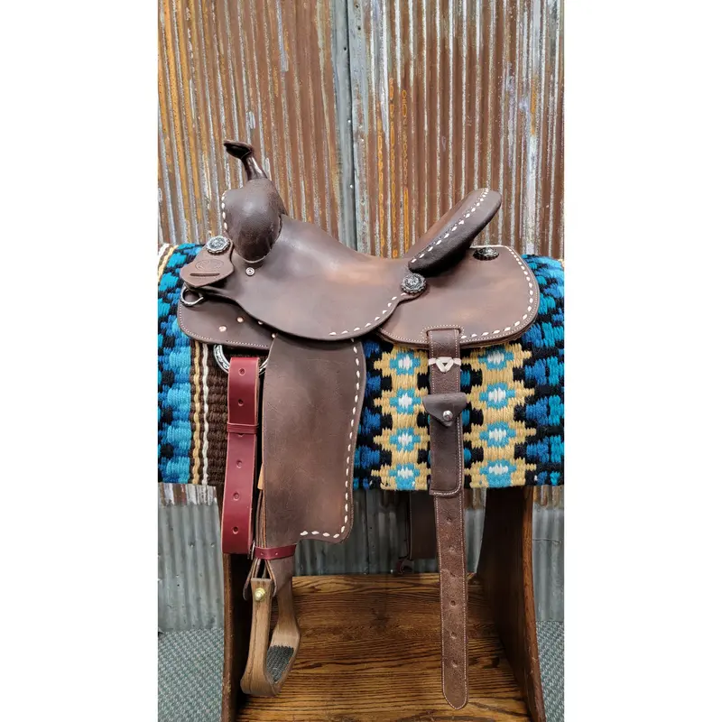 West 20 Custom Buckstitch Barrel Racer By Rw Bowman 1