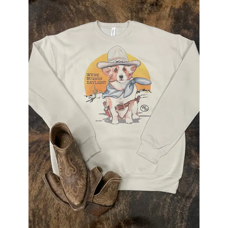 West 20 Custom Burnin' Daylight Sweatshirt 1