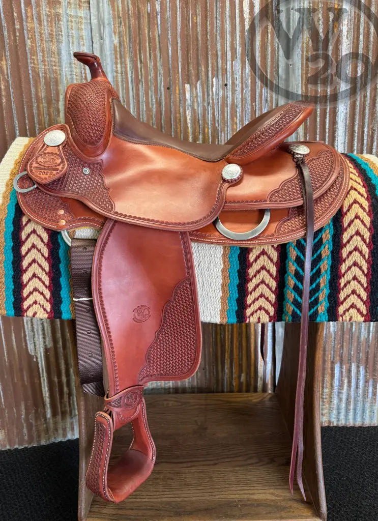 West 20 Custom Chestnut Round Skirt Reiner By Rw Bowman 1