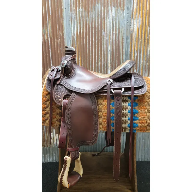 West 20 Custom Crocodile Seat Rancher By Rw Bowman 1