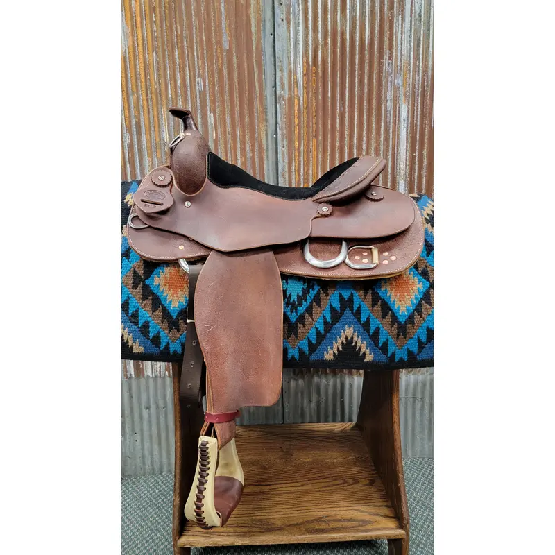 West 20 Custom Heavy Oiled Training Saddle By Rw Bowman 1