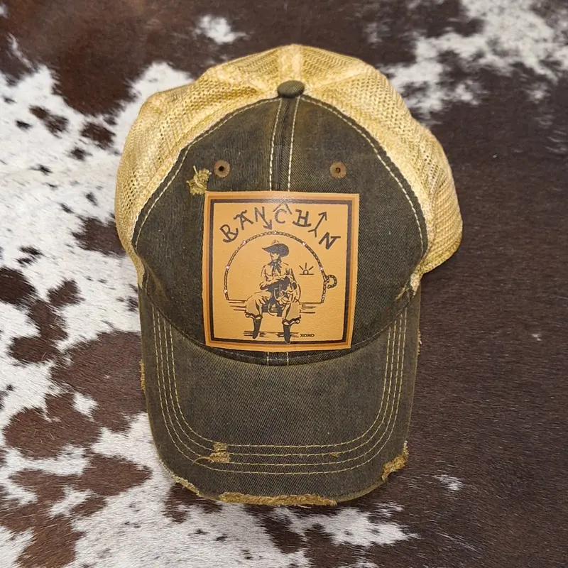West 20 Ranchin' Distressed Ball Cap 1