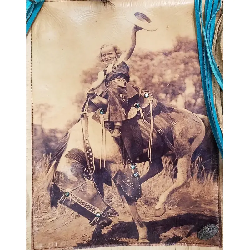 West 20 Saddle Co. Bucking Horse Poster Girl Crossbody 1