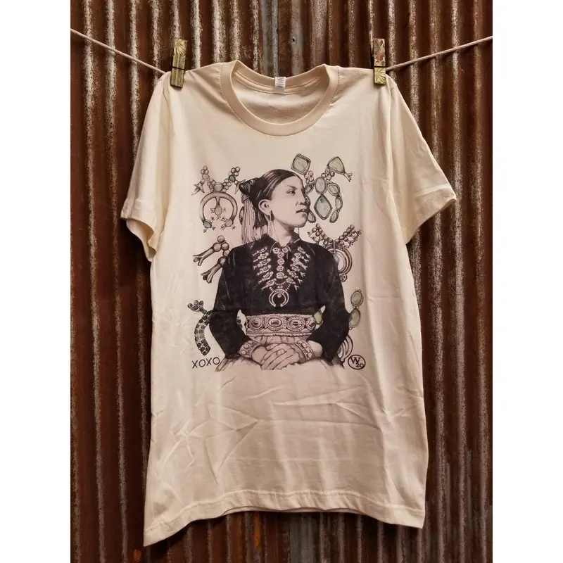 West 20 Saddle Co. Native Treasures Squash Blossom Tee 1
