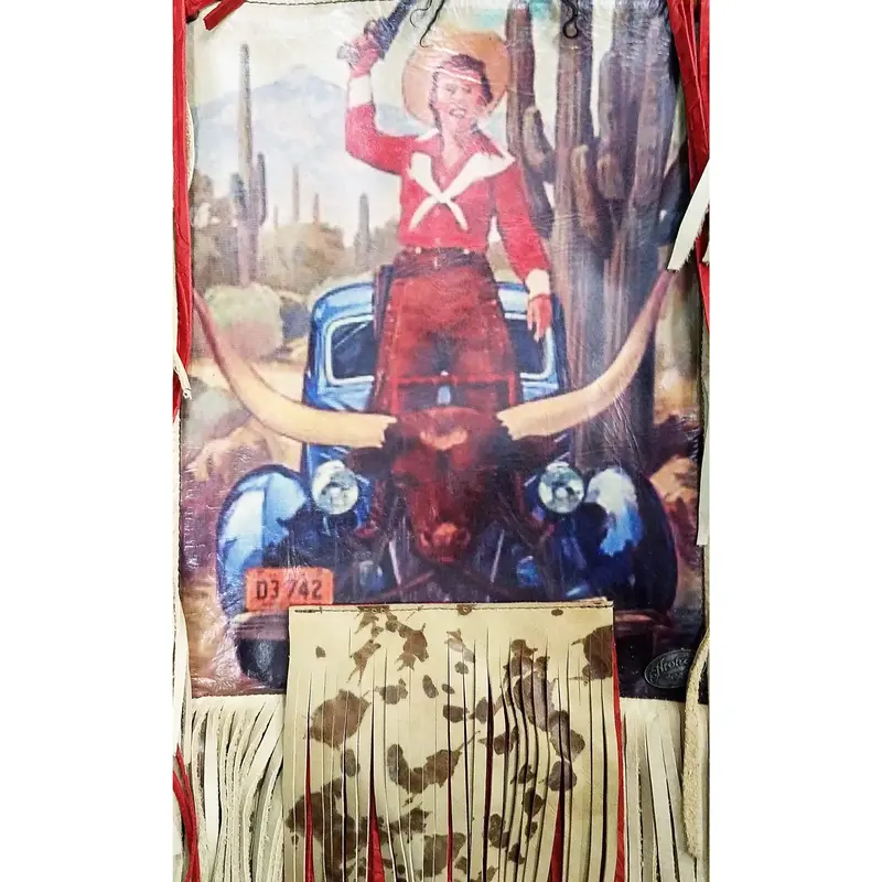 West 20 Saddle Co. Vintage Poster Girl Crossbody 1