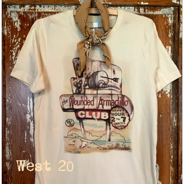 West 20 Wounded Armadillo Tee 1