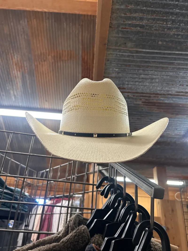 White Horse Stetson Straw Hat 1