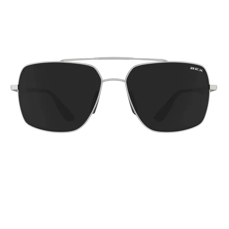 Wing Matte Silver/Gray Bex Sunglasses 1