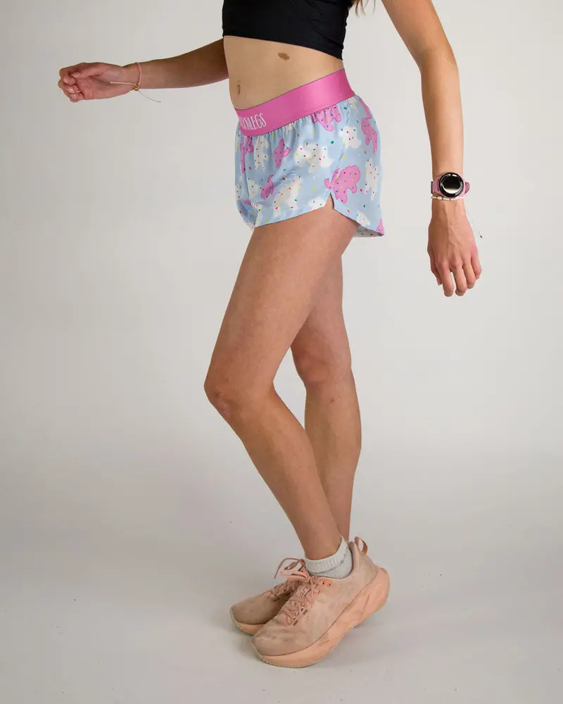 Women's Animal Cookies 1.5" Split Shorts 3
