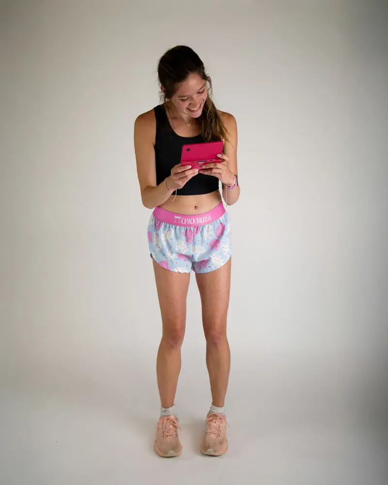 Women's Animal Cookies 1.5" Split Shorts 6