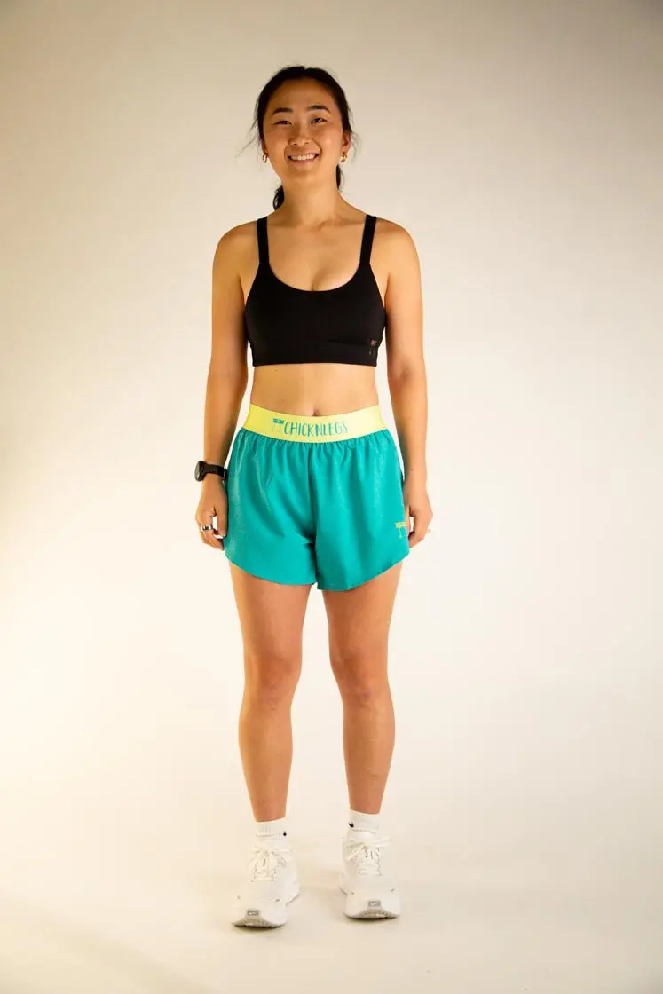 Women's Aqua–Limeade 4" Split Shorts 6