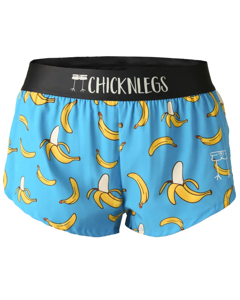 Women's Blue Bananas 1.5" Split Shorts 1