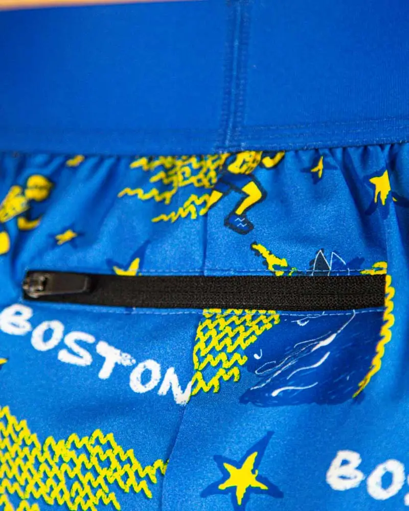 Women's Boston Doodle 1.5" Split Shorts 6